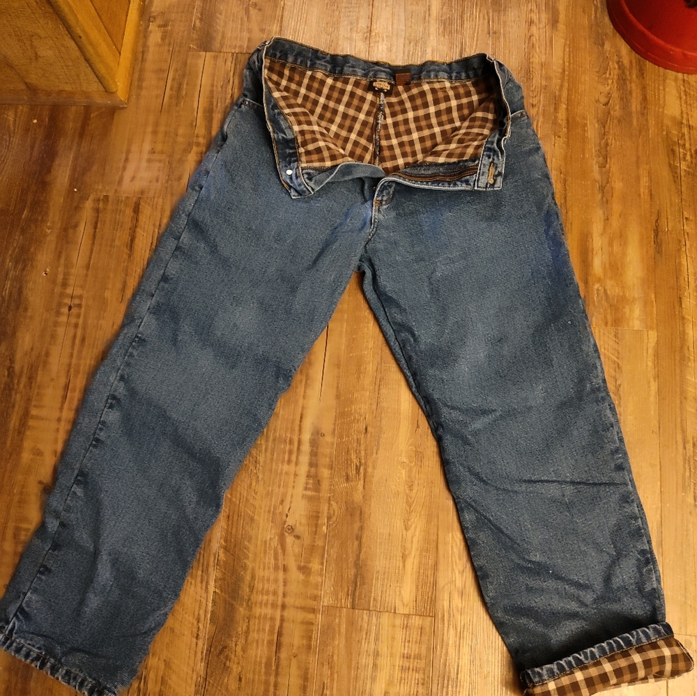 Men's Size 36X30 Insulated Jeans Great Shape - Picture 4 of 6